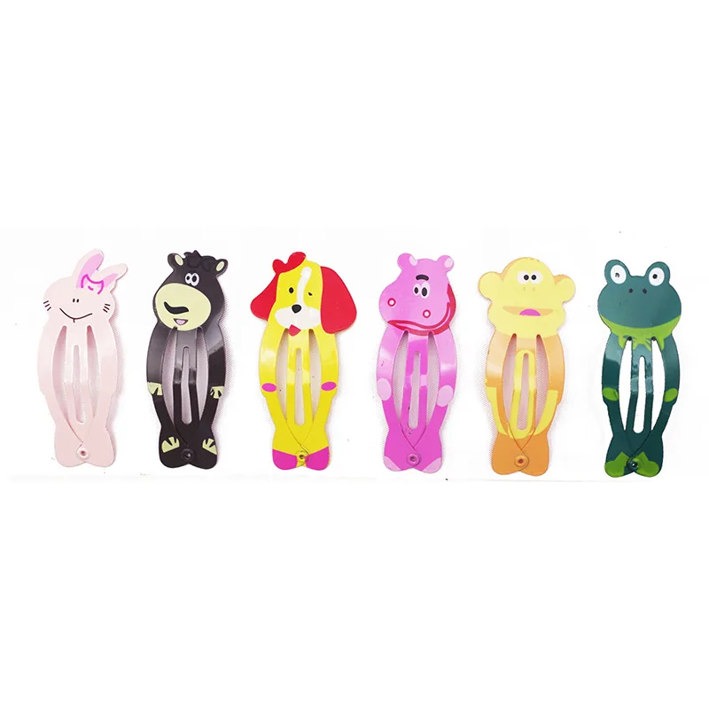 30Pcs/Lot Korean Style Women Hair Accessories Cartoon Hair Clip Flower Hairclip Cute Headdress Print Alloy Hairpins for Girls