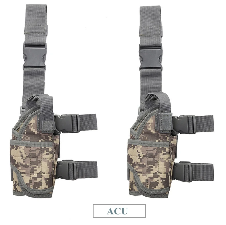 Universal Drop Leg Gun Holster Right Handed Tactical Thigh Pistol Bag Pouch Legs Harness for All Handguns