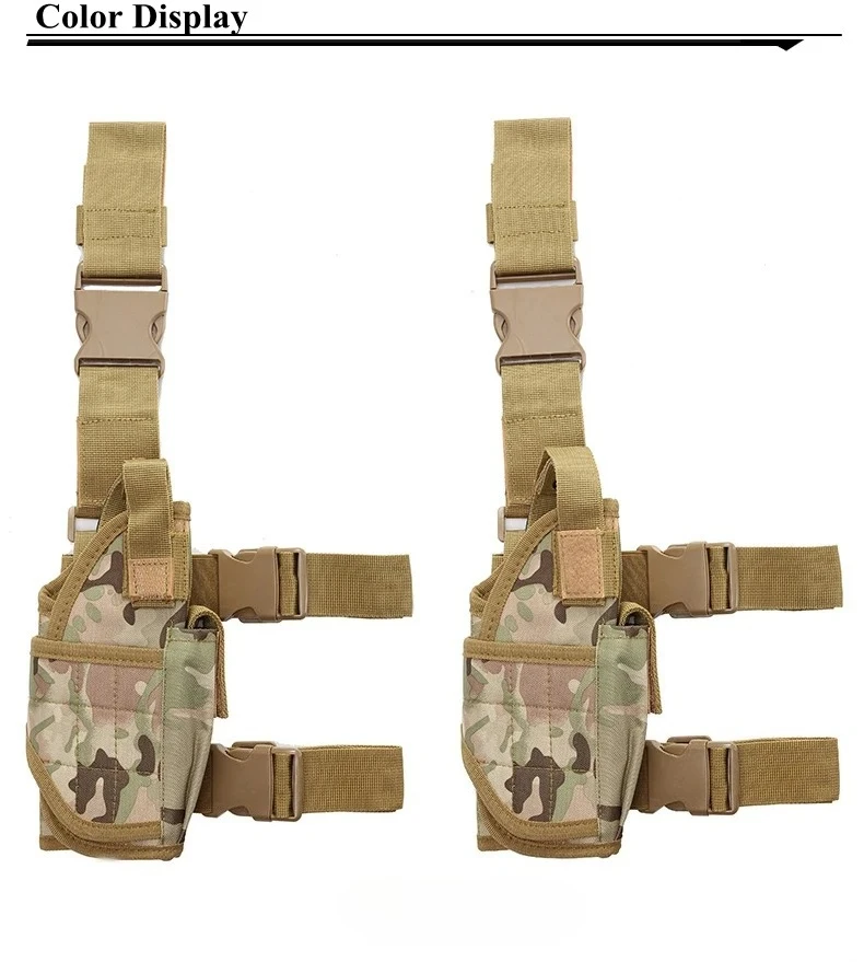 Universal Drop Leg Gun Holster Right Handed Tactical Thigh Pistol Bag Pouch Legs Harness for All Handguns