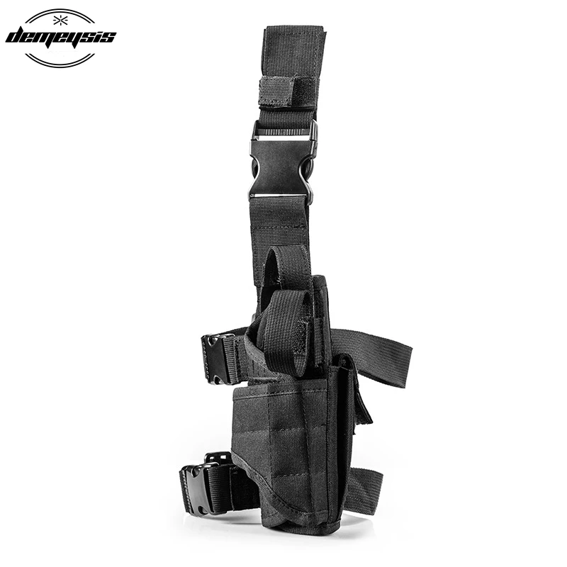 Universal Drop Leg Gun Holster Right Handed Tactical Thigh Pistol Bag Pouch Legs Harness for All Handguns
