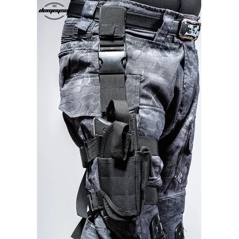 Universal Drop Leg Gun Holster Right Handed Tactical Thigh Pistol Bag Pouch Legs Harness for All Handguns