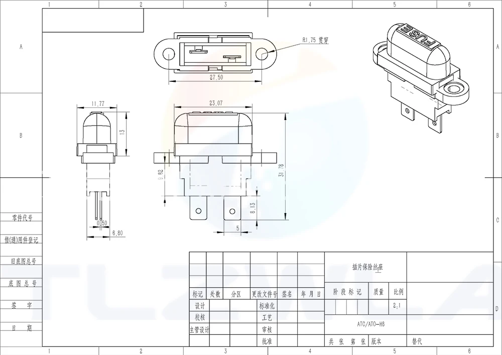 5PCS Waterproof Auto Standard Middle Fuse Holder + 1-50A Car Boat Truck ATC ATO Blade Fuse 3A 5A 10A 15A 20A 25A 30A 35A 40A 50A