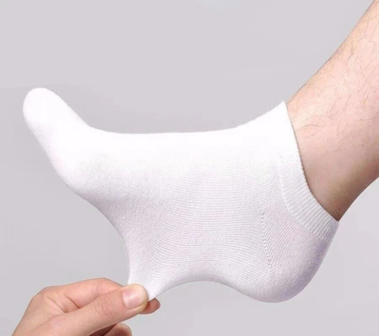 5pairs Mens Socks Boat Black Business Solid Color Breathable Comfortable High Quality Ankle