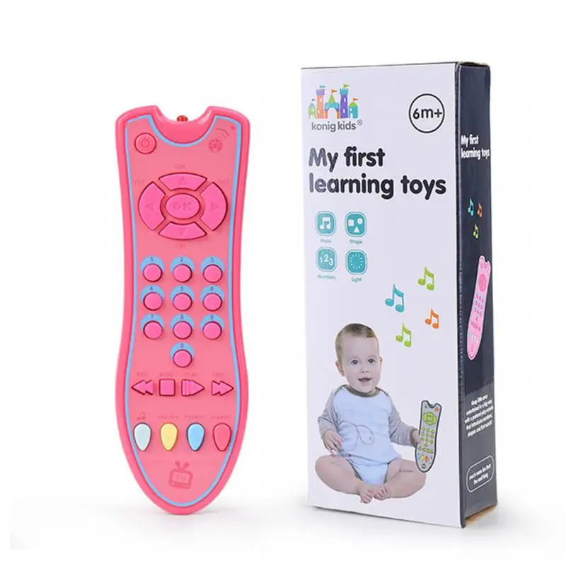 Music Mobile Phone TV Remote Control Car Key Baby Early Educational Toys Electric Numbers English Learning Toys Gift For Newborn