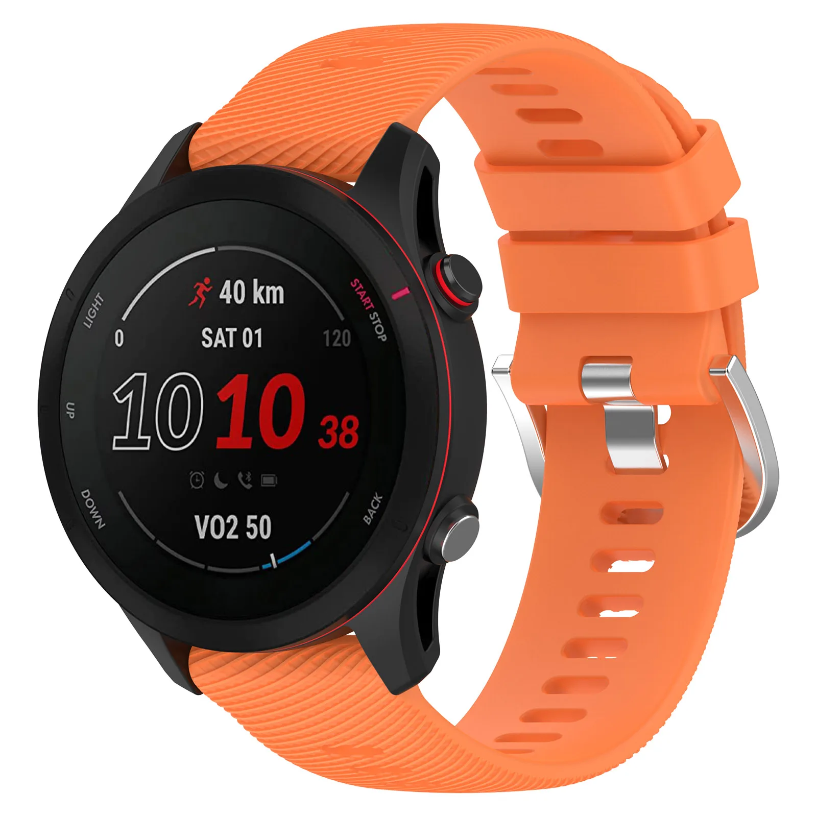 Silicone Wrist Strap For Garmin Forerunner 255 265 255S 265S 165 55 645 Venu 3 3S 2 Plus Vivoactive 5 Smart Watch Band Bracelet
