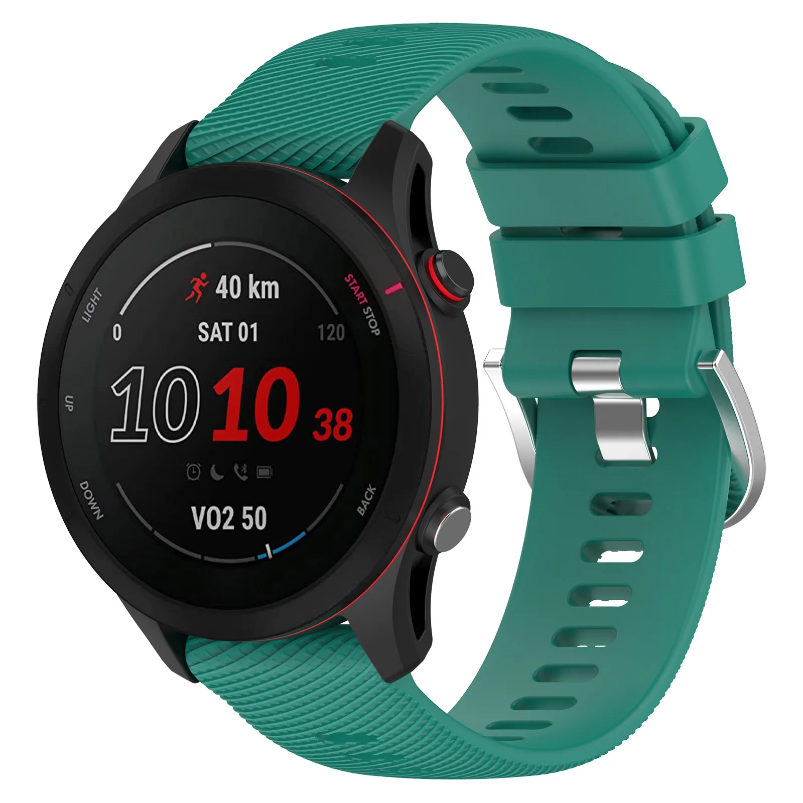 Silicone Wrist Strap For Garmin Forerunner 255 265 255S 265S 165 55 645 Venu 3 3S 2 Plus Vivoactive 5 Smart Watch Band Bracelet