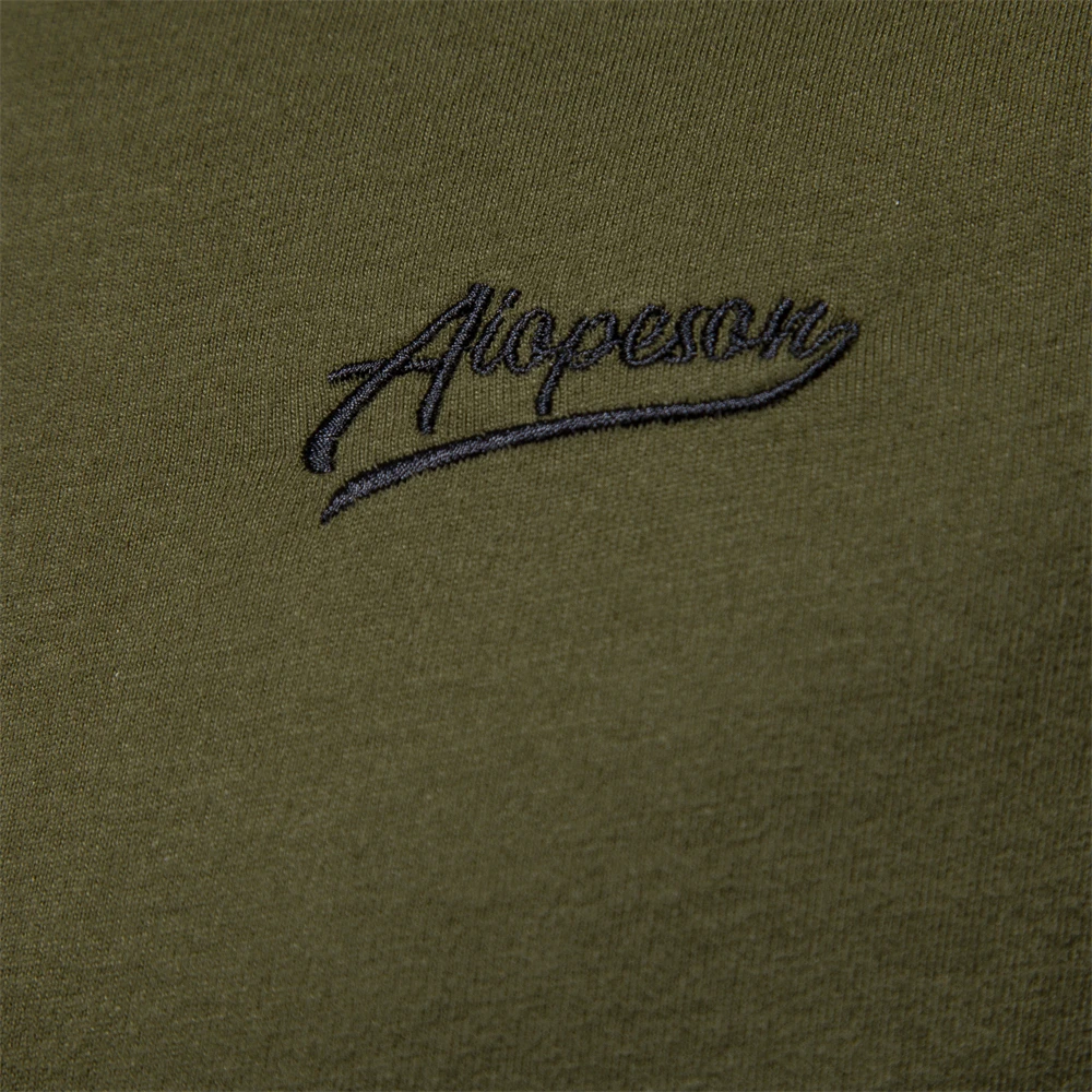 AIOPESON Men's T-shirts 100% Cotton Long Sleeve O-neck Pactwork Casual T shirts for Men New Spring Designer Tees Men Clothing