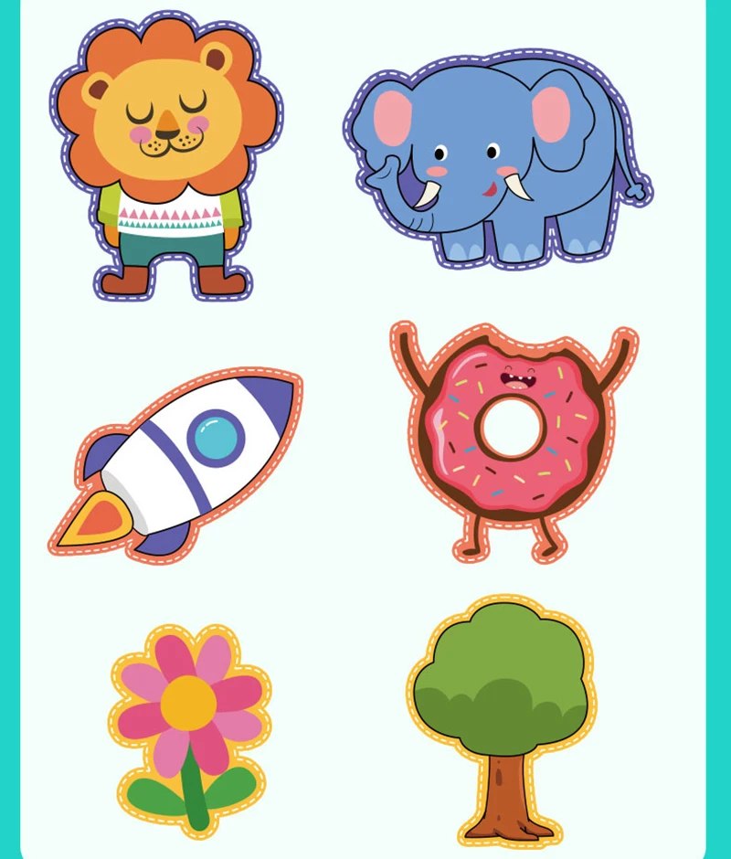 Preschool Cutting Pasting Cut Lines Fruits Animals Paper Projects Kids Learn Scissor Skills Activity Book & Safe Scissors
