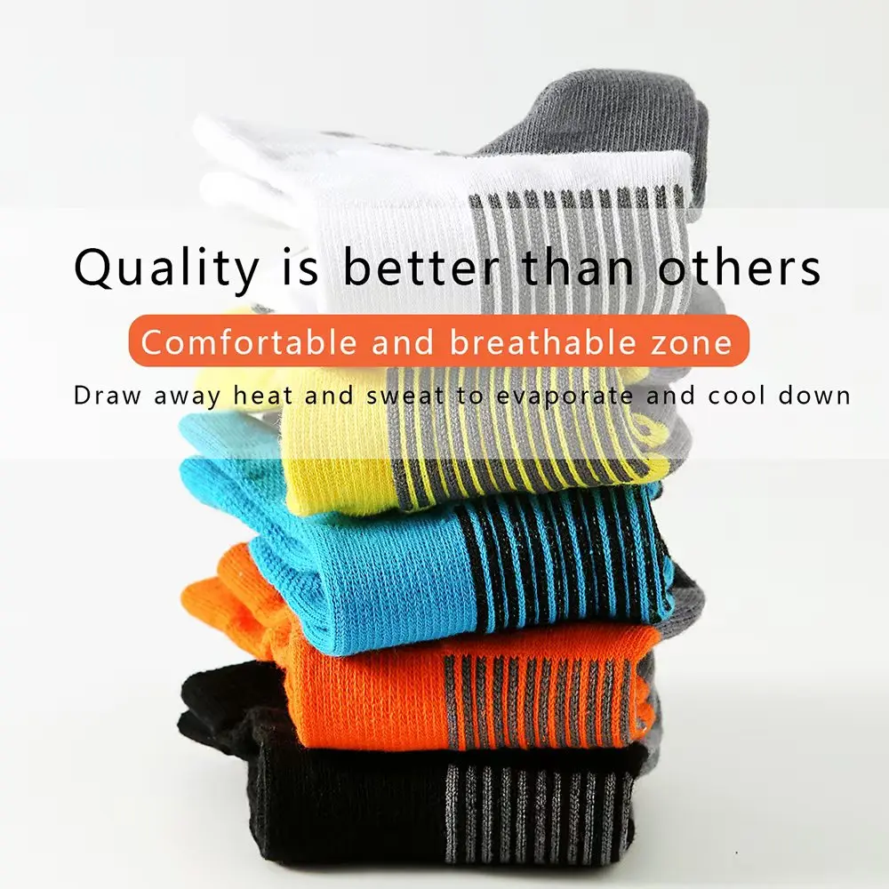 5/10 Pairs Men's Breathable Ankle Socks Mesh Casual Athletic Sports Short Socks Thin Cut for Summer Size 38-45