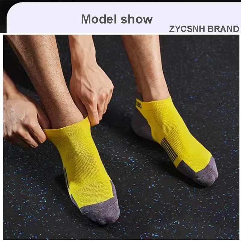 5/10 Pairs Men's Breathable Ankle Socks Mesh Casual Athletic Sports Short Socks Thin Cut for Summer Size 38-45