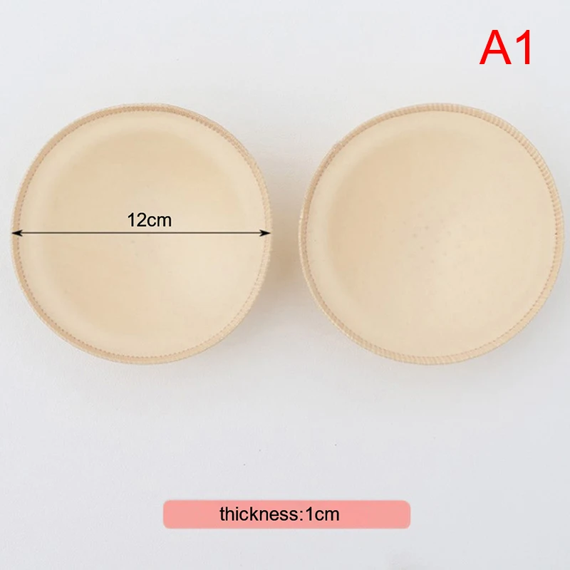 1 Pair Women Intimates Accessories Sponge Swimsuit Breast Push Up Bra Padding Chest Enhancers Bra Foam Insert Chest Cup