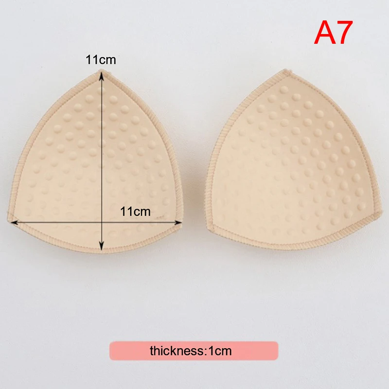 1 Pair Women Intimates Accessories Sponge Swimsuit Breast Push Up Bra Padding Chest Enhancers Bra Foam Insert Chest Cup