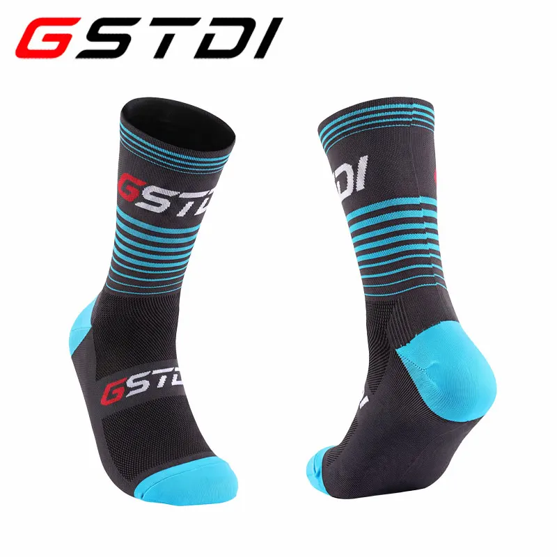 2 Pairs New Cycling Socks Bike Nurse Compression Road Bike Running Mtb Knee-high Outdoor Sports Racing Sport Socks High Quality