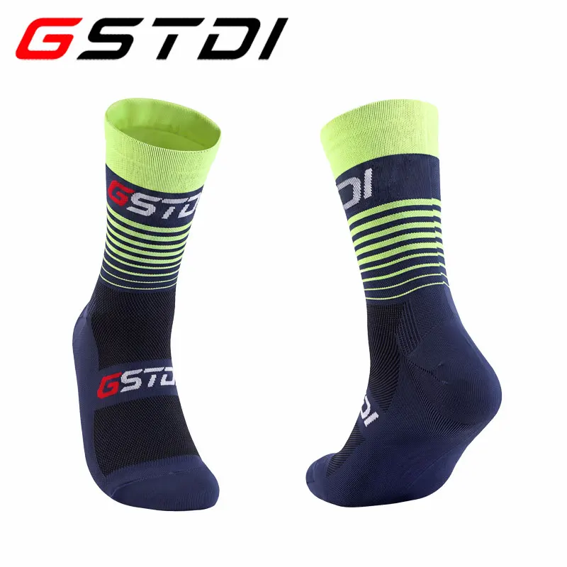 2 Pairs New Cycling Socks Bike Nurse Compression Road Bike Running Mtb Knee-high Outdoor Sports Racing Sport Socks High Quality