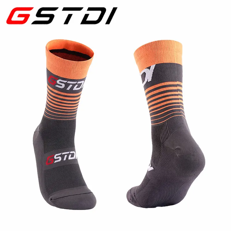 2 Pairs New Cycling Socks Bike Nurse Compression Road Bike Running Mtb Knee-high Outdoor Sports Racing Sport Socks High Quality