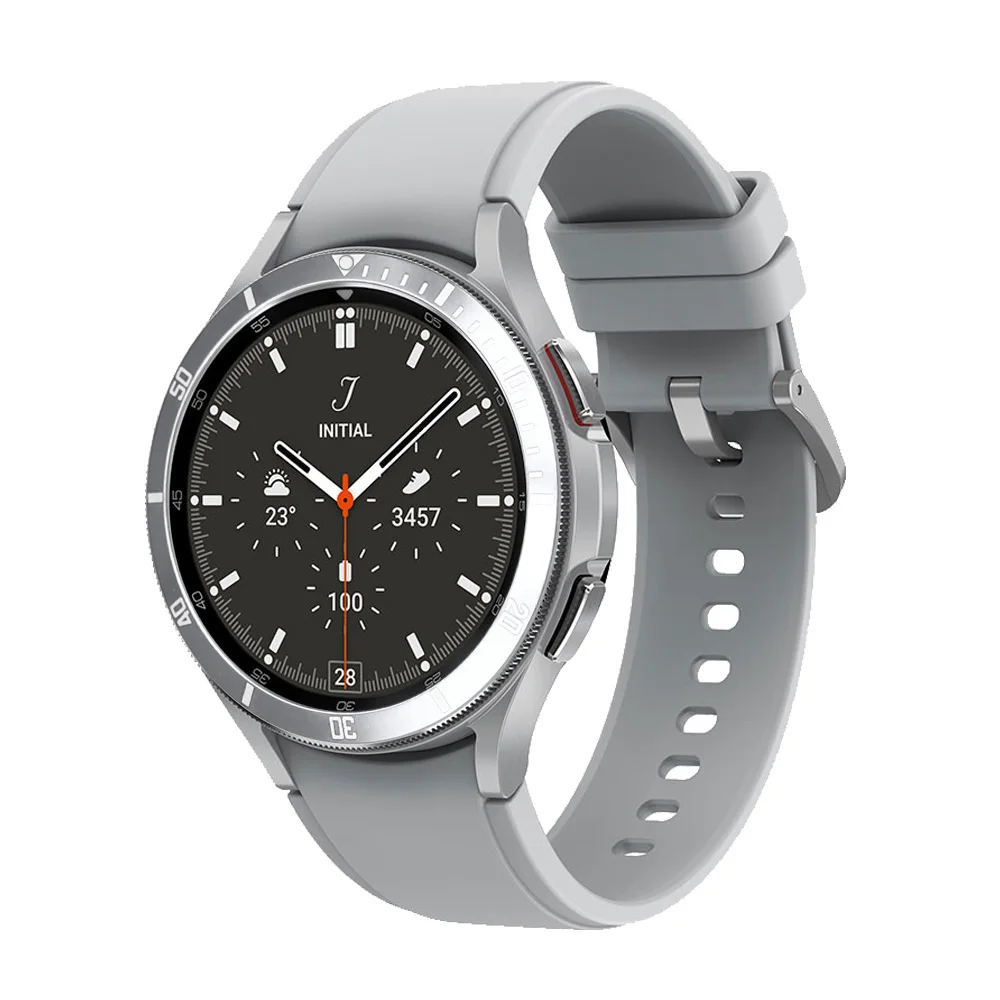 Metal Bezel for Samsung Galaxy Watch 4 6 Classic 47mm 46mm 43mm 42mm Cover Adhesive Case Smart Watch Scale Ring Accessorie
