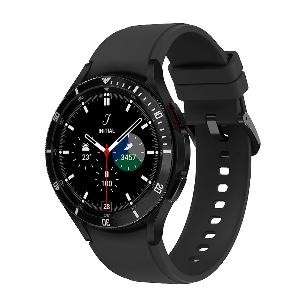 Metal Bezel for Samsung Galaxy Watch 4 6 Classic 47mm 46mm 43mm 42mm Cover Adhesive Case Smart Watch Scale Ring Accessorie