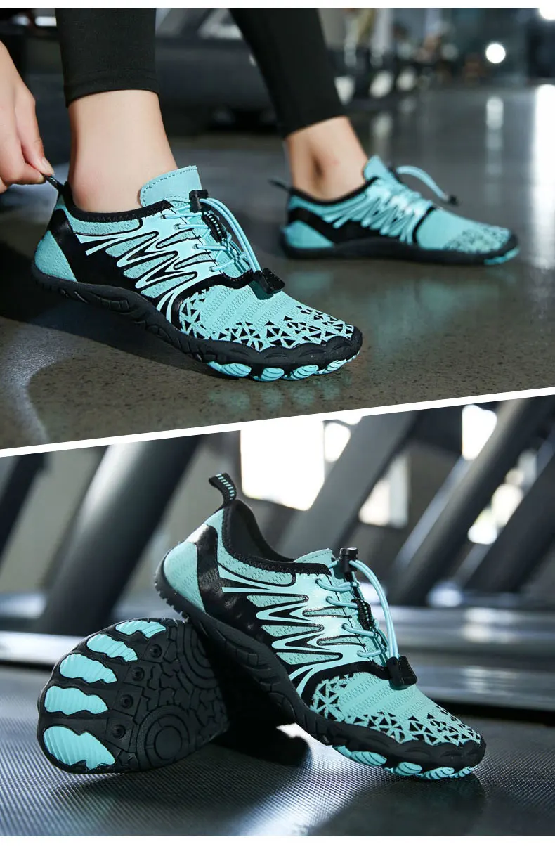 EOCENE Men Women Barefoot Outdoor Sports Aqua Shoes Quick-dry Beach Swimming Fitness Wading Hiking Cycling Water Sneakers Shoes