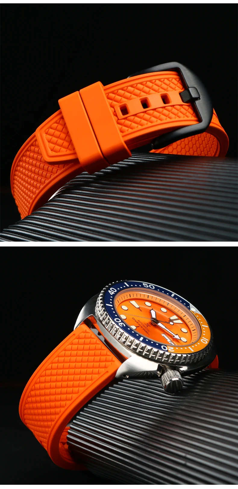 Rubber Watchband For Seiko IWC Rolex Waffle Strap Bracelets Fashion Universal Mens Diver Silicone Sports Watch Band 20mm 22mm
