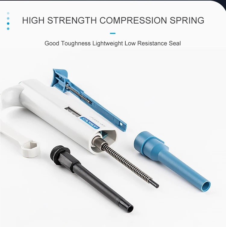 Laboratory Pipette Adjustable Single Channel Digital Micropipette With Pipettor Tips