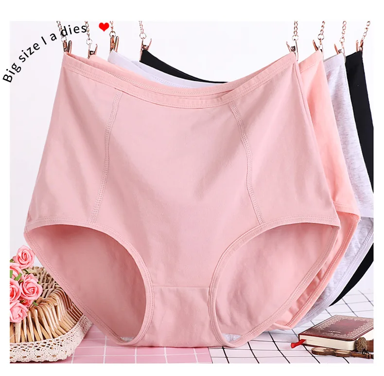 10XL 150kg 160kg 180kg Women Extra Large Super Plus Size Underwear Pants High Waist Cotton Breathable Triangle Shorts Lingerie