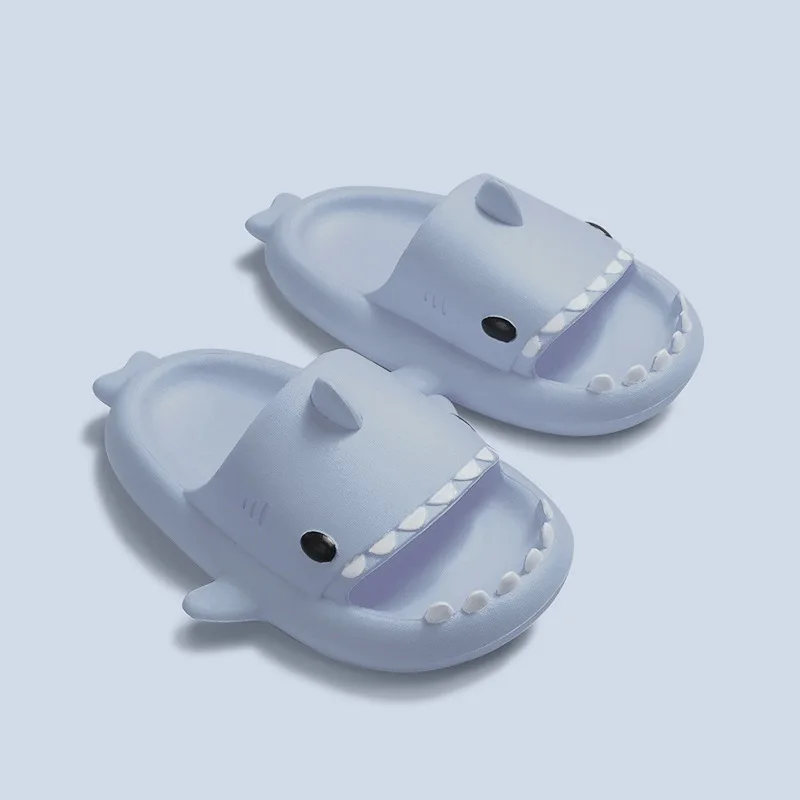 Children Slippers Cartoon Shark Sandals Summer Boys Girls Baby Kids Shoes Soft Sole Anti-Slip
