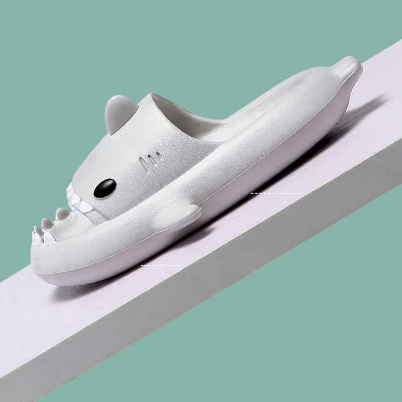 Children Slippers Cartoon Shark Sandals Summer Boys Girls Baby Kids Shoes Soft Sole Anti-Slip