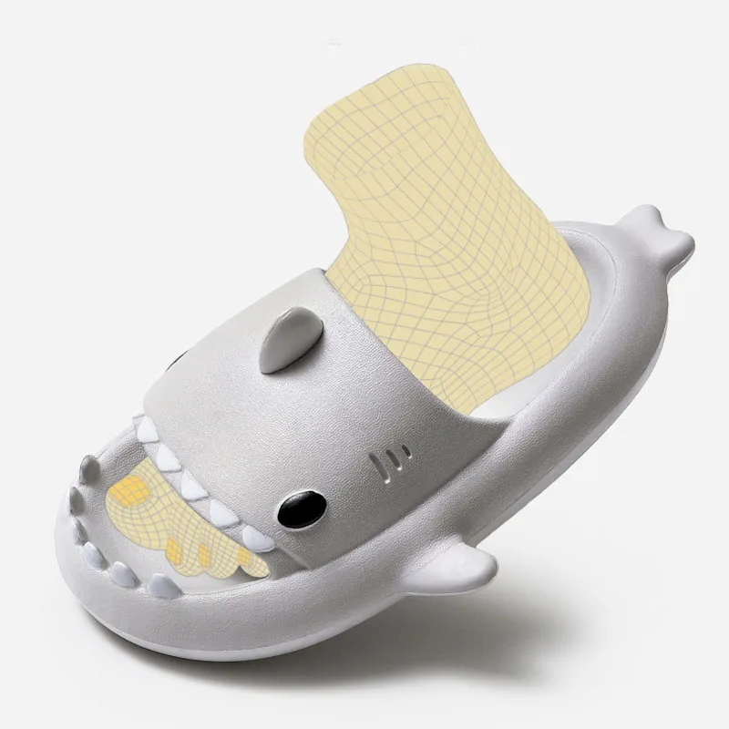 Children Slippers Cartoon Shark Sandals Summer Boys Girls Baby Kids Shoes Soft Sole Anti-Slip
