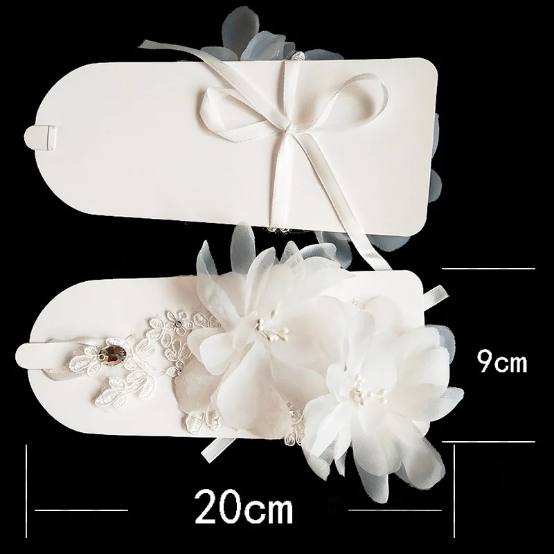 1 Pair White Short of Gloves Wedding Gown Accessories Fingerless Gloves Inlaid Rhinestone for Bridal Lace Glove