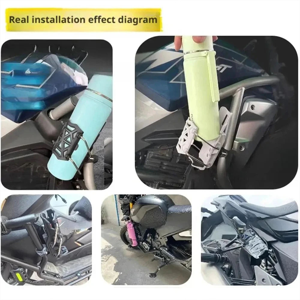 Adjustable Motorcycle Bike Cup Holder Handlebar Water Bottle Bike Mount For 32-77mm For Harley Honda Suzuki Yamaha,Kawasaki KTM