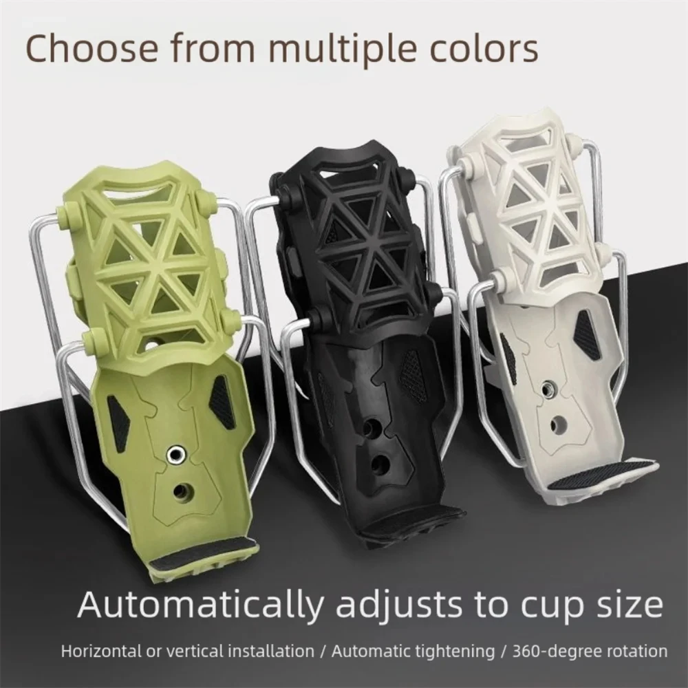 Adjustable Motorcycle Bike Cup Holder Handlebar Water Bottle Bike Mount For 32-77mm For Harley Honda Suzuki Yamaha,Kawasaki KTM