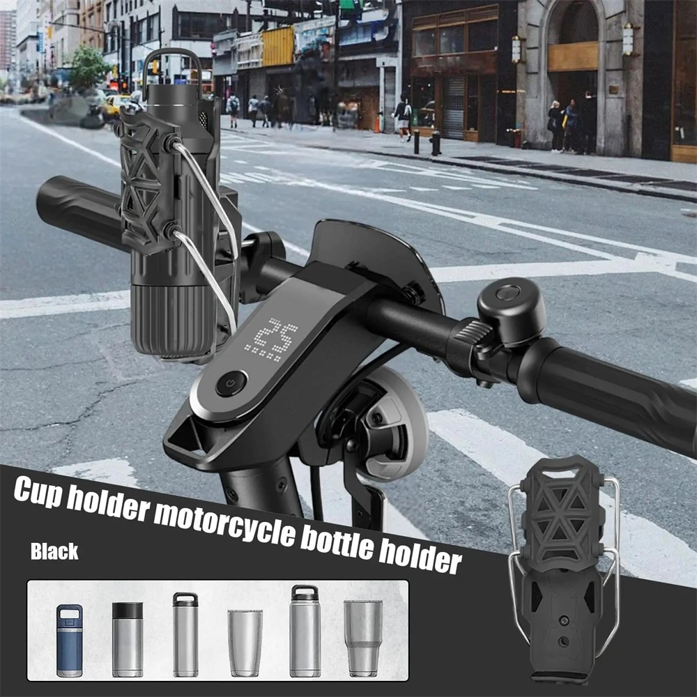 Adjustable Motorcycle Bike Cup Holder Handlebar Water Bottle Bike Mount For 32-77mm For Harley Honda Suzuki Yamaha,Kawasaki KTM