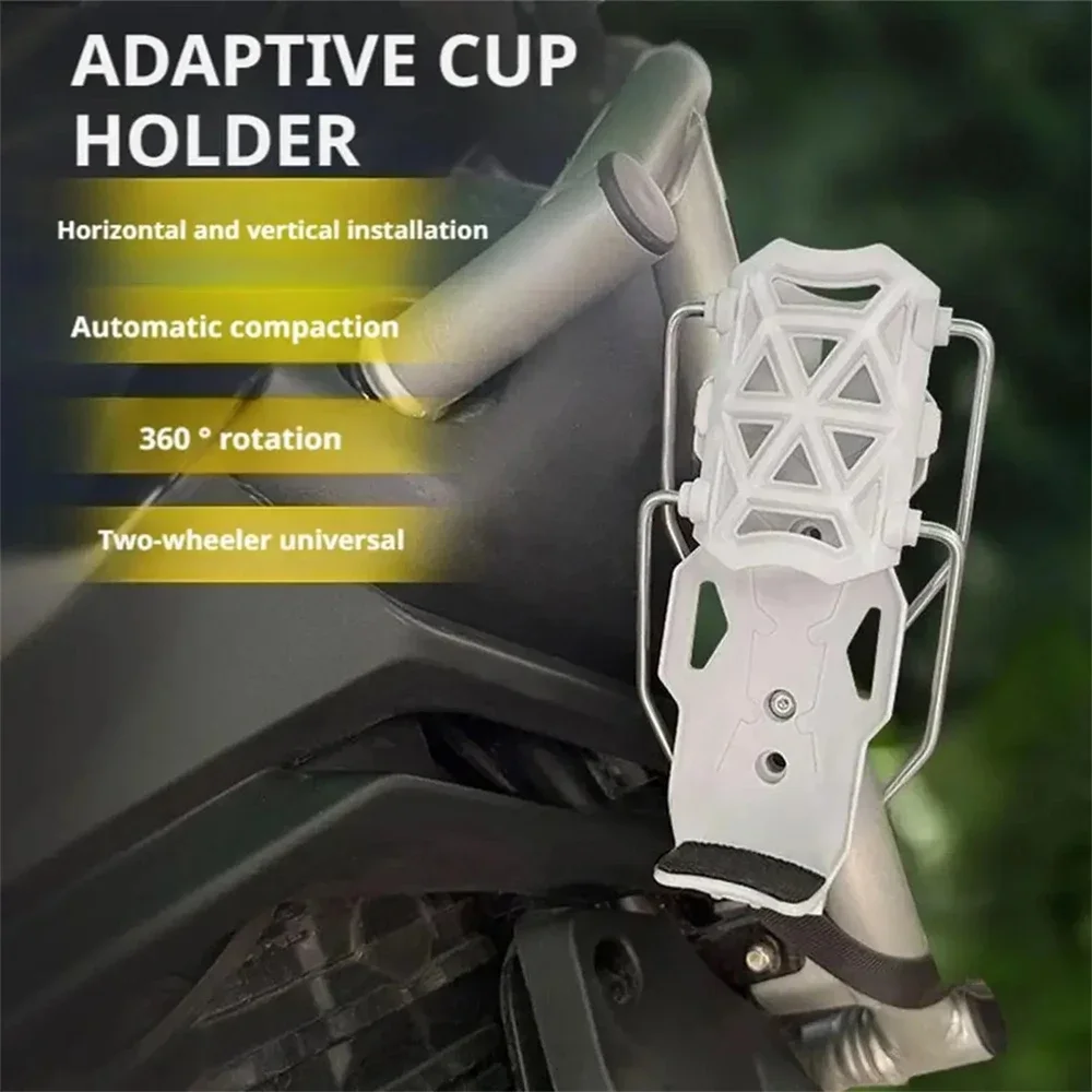 Adjustable Motorcycle Bike Cup Holder Handlebar Water Bottle Bike Mount For 32-77mm For Harley Honda Suzuki Yamaha,Kawasaki KTM