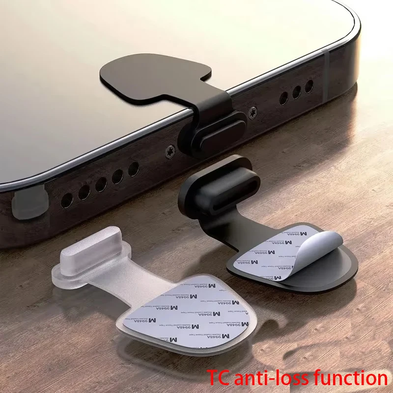 Type-C Anti-Dust Plugs, Silicone Cover & Anti-Lost Stopper for DJI Mini 3 Pro & All Type-C Devices Charging Ports