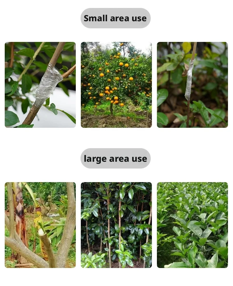 200M PE Grafting Tape Film Self-adhesive for Fruit Tree Nursery Plants Seedlings Vine Floristry Tomato Grafting Supplies Stretch
