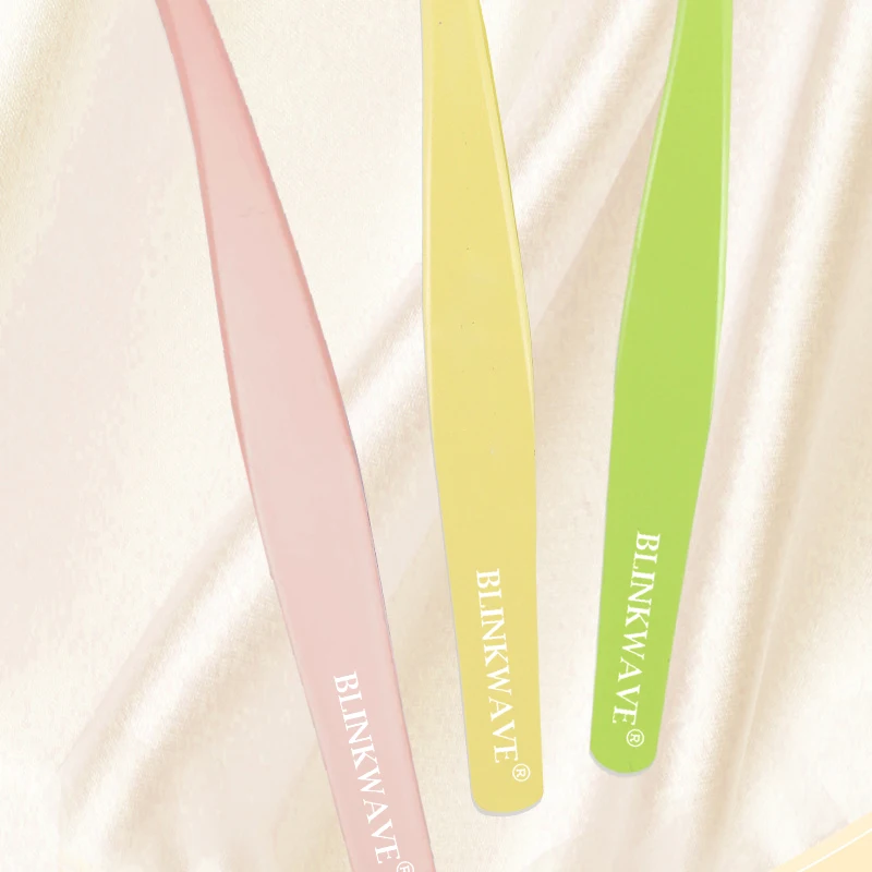 Anti-Stick Applicator No Glue Eyelashes Non Stick Coated Stainless Steel Tweezer Glue-free Eyelashes Beginner-Friendly Tools