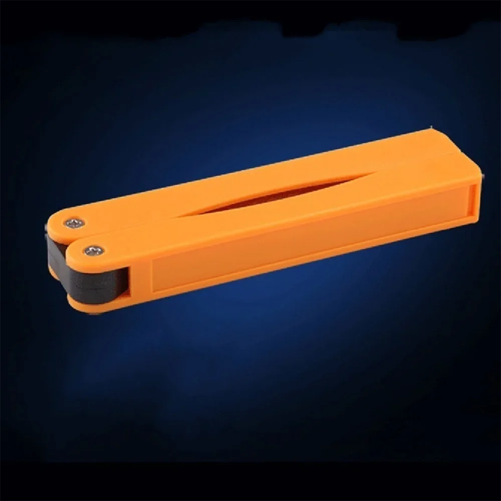 1PCS Portable Folding Pocket Knife Sharpener, Portable Double Sided Diamond Sharpening Stone Outdoor Sharpening Whetstone