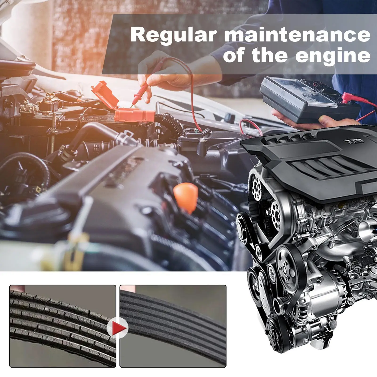 100ml Car Belt Noise Spray Prolongs Belt Life Engine Belt Silencers Spray-On Dressing Noise Lubrication Protection Friction