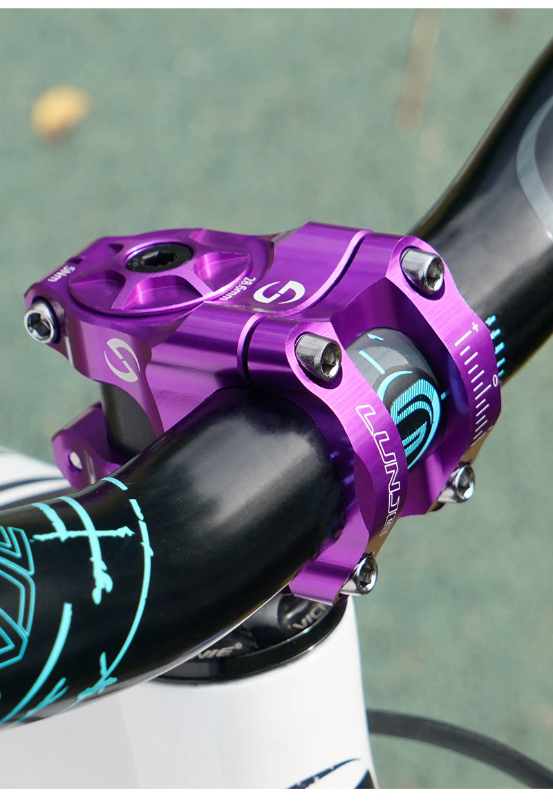 CNC Mountain Bike Stem 31.8mm MTB Road Bicycle Short Power Aluminum Alloy High Strength Climbing Riser