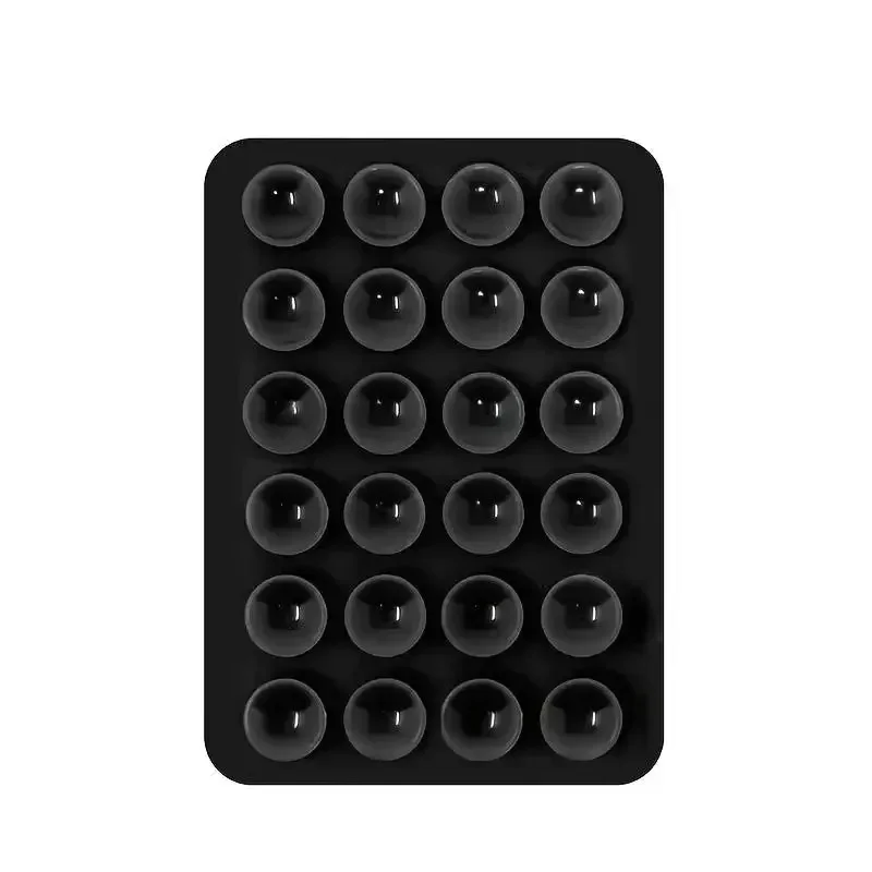 Silicone Suction Phone Holder Mat Multifunctional Suction Cup Wall Stand Square Anti-Slip Single-Sided Case Mount Back Sticker