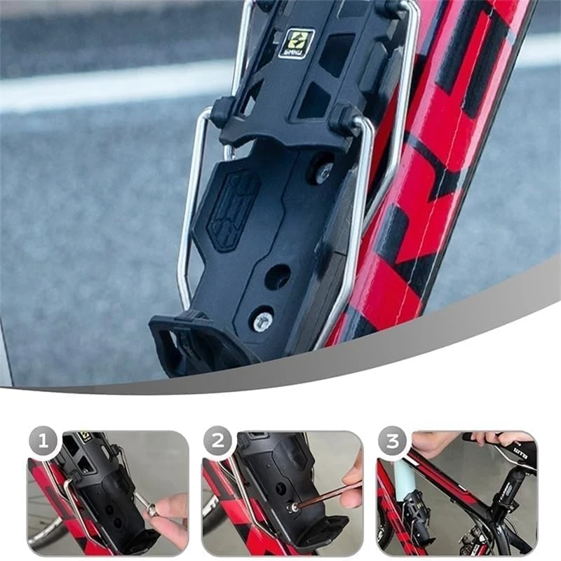 1 PCS 360 Degree Adjustable Bike Motorcycle Handlebar Cup Holder Cage For Water Bottle MTB Road Cycling ADV Motorbike Mount