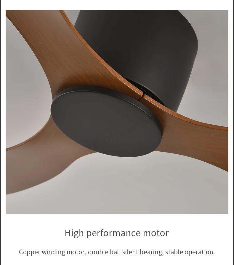 SOVE Low Floor Modern BLDC Ceiling Fan with Remote Control Household Use Ventilation Fan Motor Electric Fan Decorative Fans