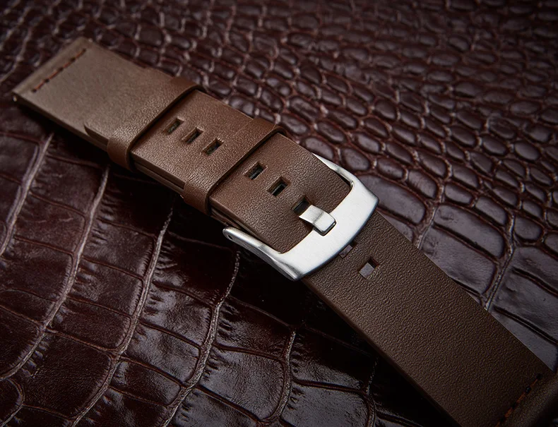 22mm 20mm High Quality Leather Watchband for Samsung Galaxy Watch 6Classic 43mm 47mm 7 6 5 4 40/44mm 5Pro 18mm Strap Quick 24mm