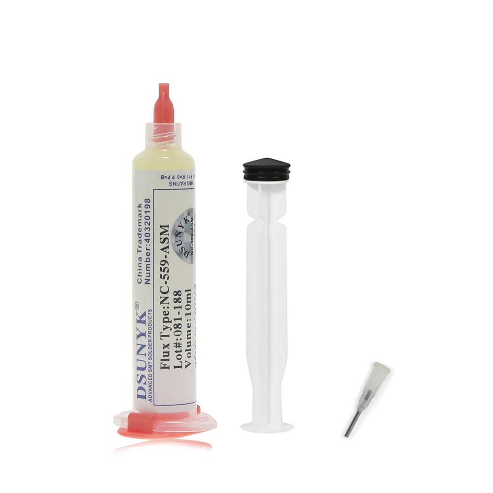 Original NC-559-ASM 10cc Flux No Clean Flux for Soldering SMD BGA Reballing Soldering Welding Flux Solder Paste