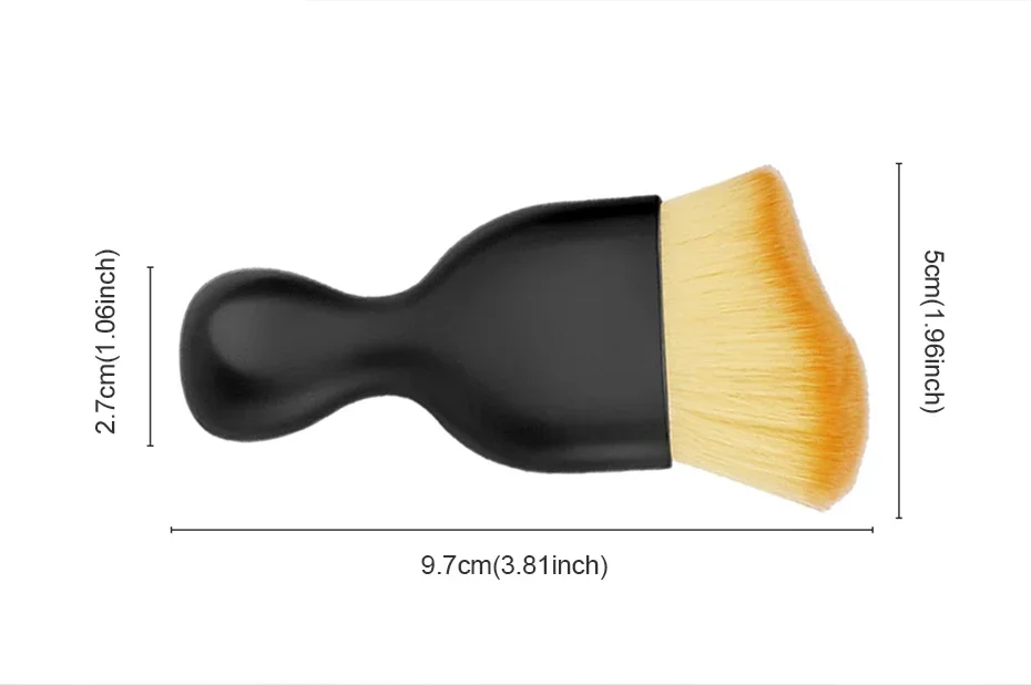 Car Interior Cleaning Brush Conditioner Air Outlet Soft Fur Clean Brushes with Shells Crevice Dust Removal Detailing Brush Tools