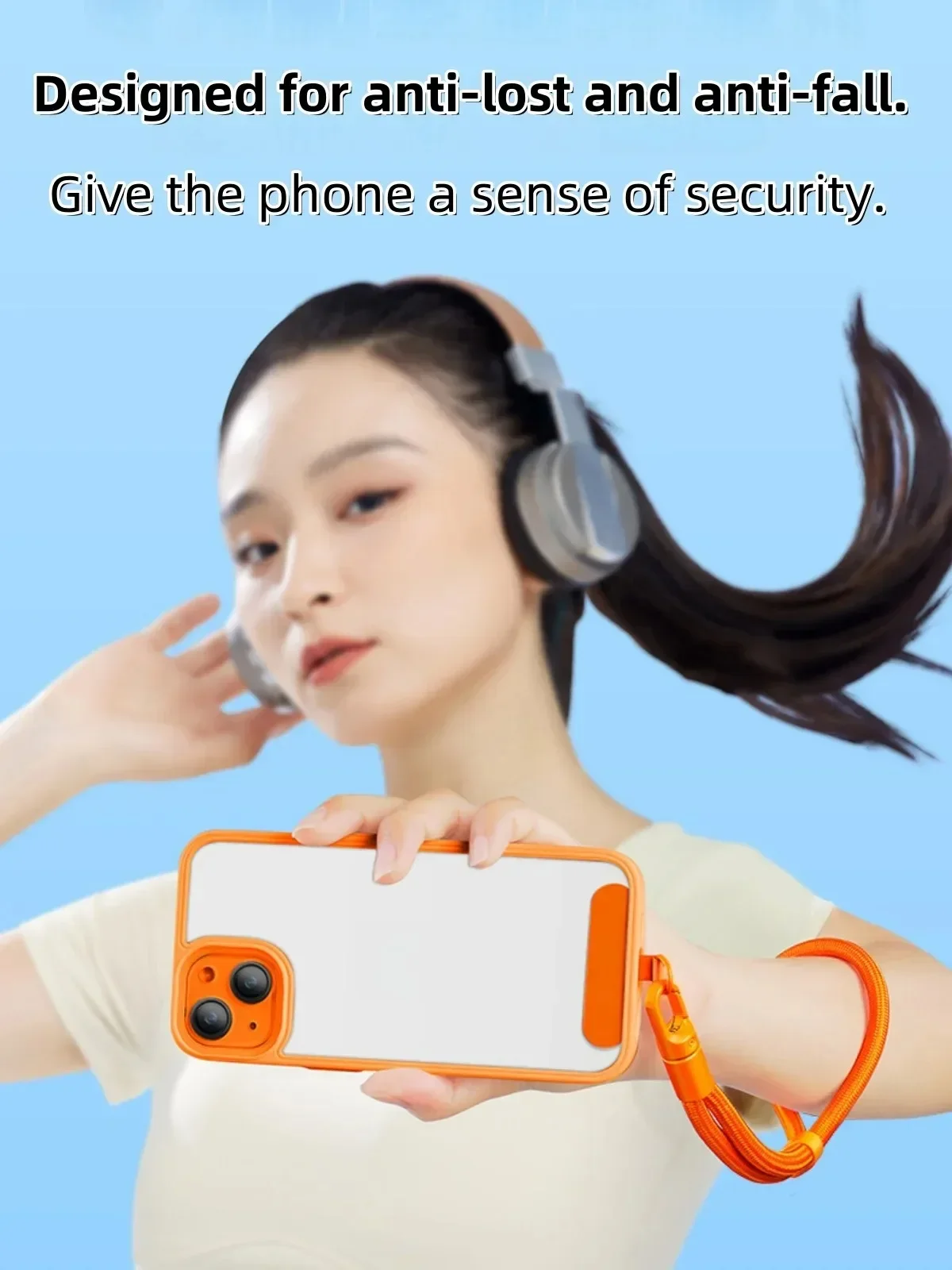 Universal Adjustable Mobile Phone Lanyard Short Wrist Strap with Self-locking Anti-drop Design Durable Polyester Phone Strap