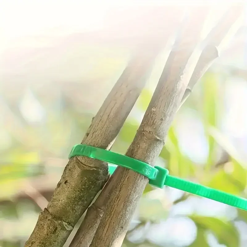 Reusable Garden Cable Ties Plant Vine Tree Shrubs Support Fastener Locking Nylon Adjustable Zipper Cables Ties Organizer Tools