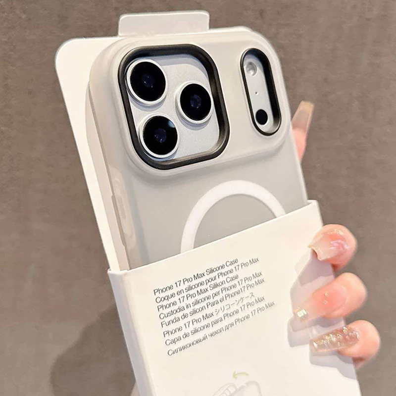 Luxury Candy Color 2 IN 1 Magnetic Case For iPhone 18 17 Air 16 15 14 13 12 11 Pro Max Plus For Magsafe Wireless Charge Cover