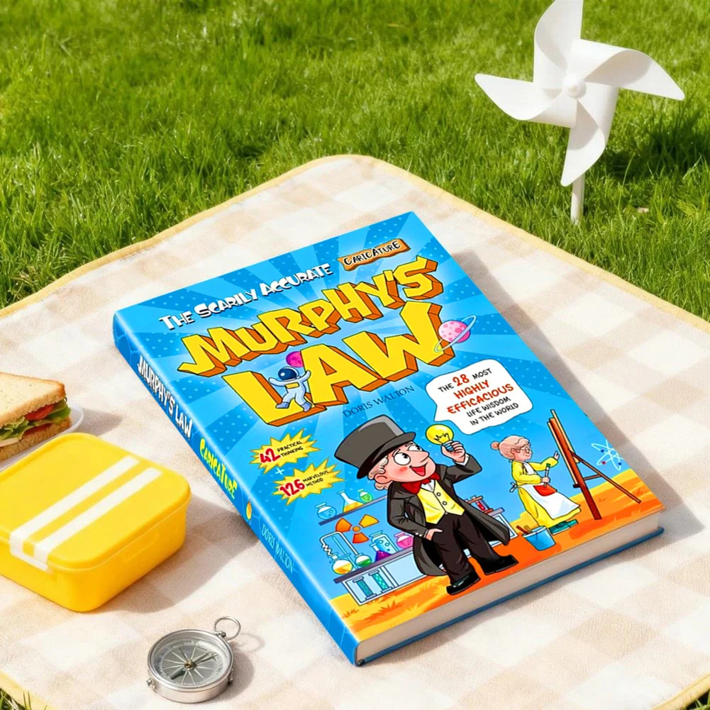 English-only Murphy's Law Learning Book For Kids 8-12 Years Old Builds Resilience