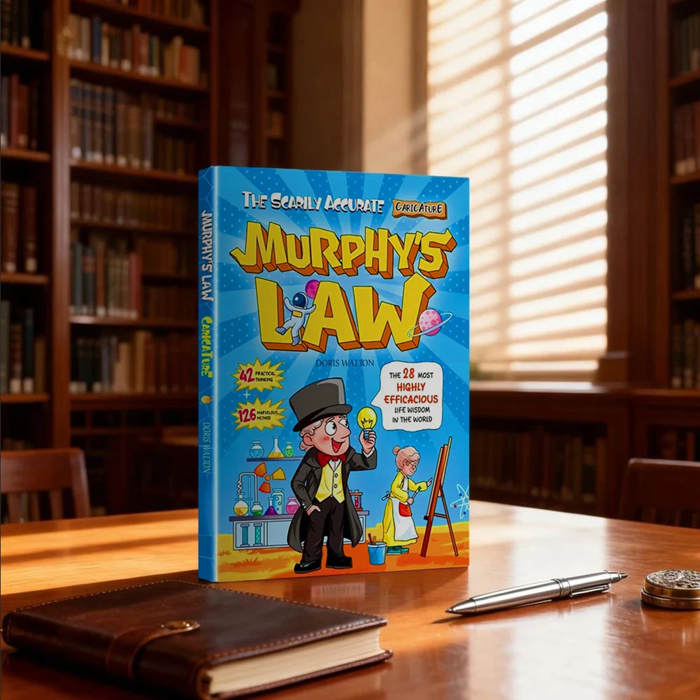 English-only Murphy's Law Learning Book For Kids 8-12 Years Old Builds Resilience
